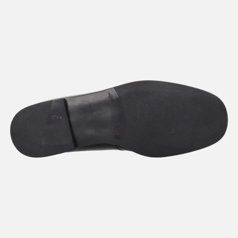 Mocasines de charol con antifaz para mujer