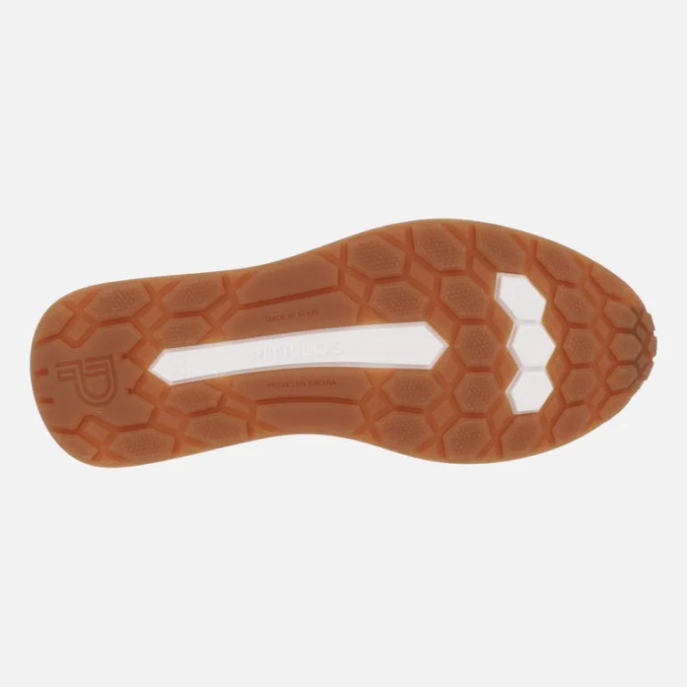 Mocasines de charol en combinado tricolor con cadena
