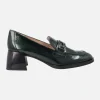 Mocasines de charol Milan con adorno metálico