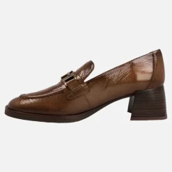 Mocasines de charol Milan con adorno metálico