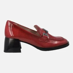 Mocasines de charol Milan con adorno metálico