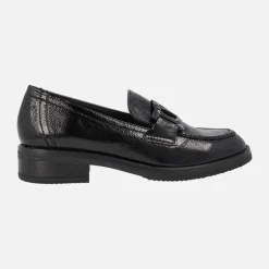 Mocasines de charol Viguera con adorno al tono