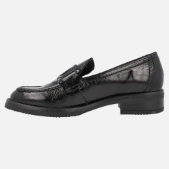 Mocasines de charol Viguera con adorno al tono