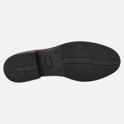 Mocasines de charol Viguera con adorno al tono