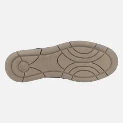 Mocasines de nobuck engrasado azul marino con elásticos Duna