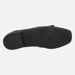 Mocasines de piel Alpe New Roma con detalle de flecos y adorno metálico