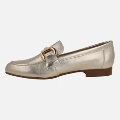 Mocasines de piel con adorno metálico