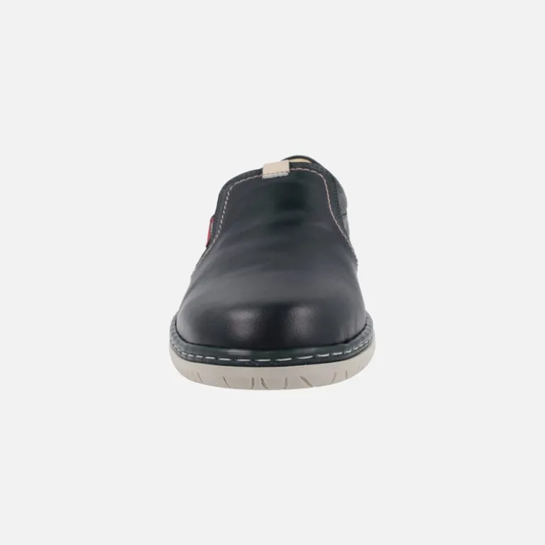Mocasines de piel con elásticos laterales