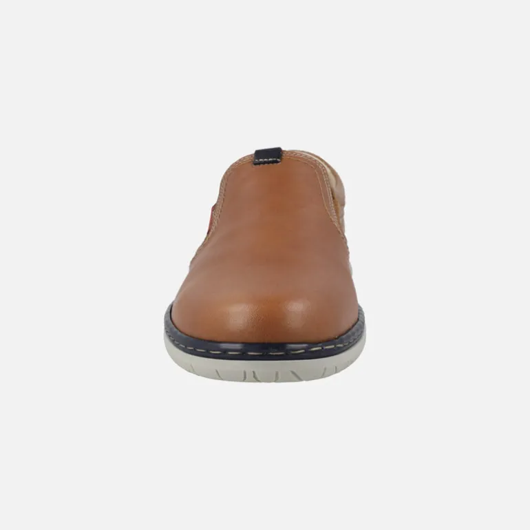 Mocasines de piel con elásticos laterales