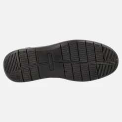 Mocasines de piel con elásticos laterales para hombre