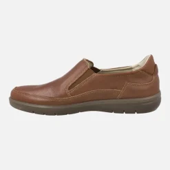 Mocasines de piel con elásticos laterales para hombre