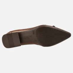 Mocasines de piel Dali con flecos y adorno metálico