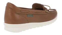 Mocasines de piel estilo náuticos con adorno de lazo