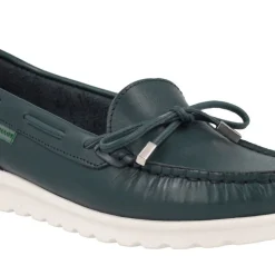 Mocasines de piel estilo náuticos con adorno de lazo