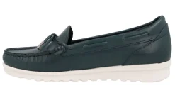Mocasines de piel estilo náuticos con adorno de lazo