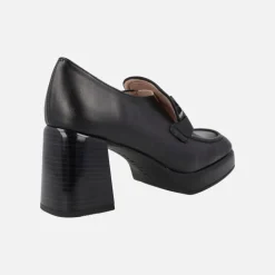 Mocasines de piel Tokio con tacón alto y plataforma