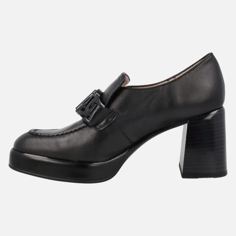 Mocasines de piel Tokio con tacón alto y plataforma