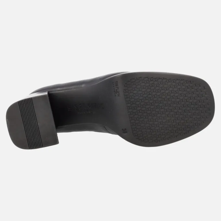 Mocasines de piel Tokio con tacón alto y plataforma