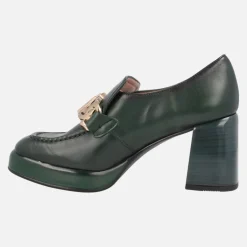 Mocasines de piel Tokio con tacón alto y plataforma