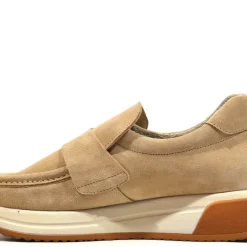 Mocasines de serraje con banda al empeine