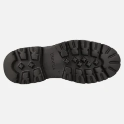 Mocasines de serraje con piso track y adorno Carmela