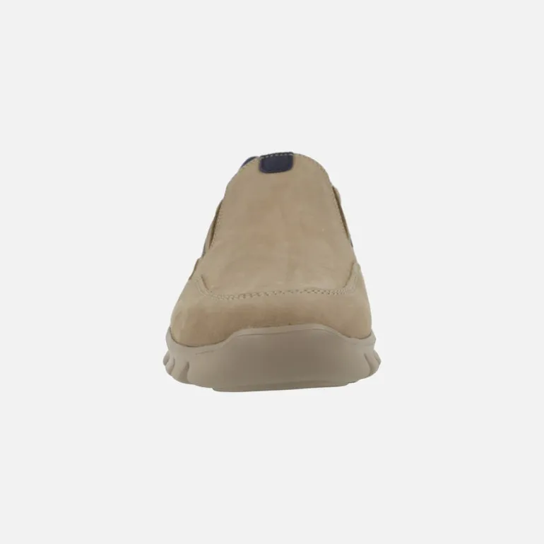 Mocasines deportivos Mazi en nobuck engrasado taupe
