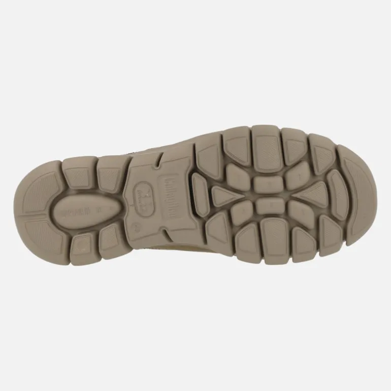 Mocasines deportivos Mazi en nobuck engrasado taupe