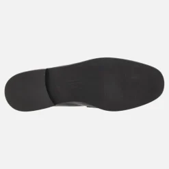 Mocasines en Charol Negro para mujer con adorno metálico