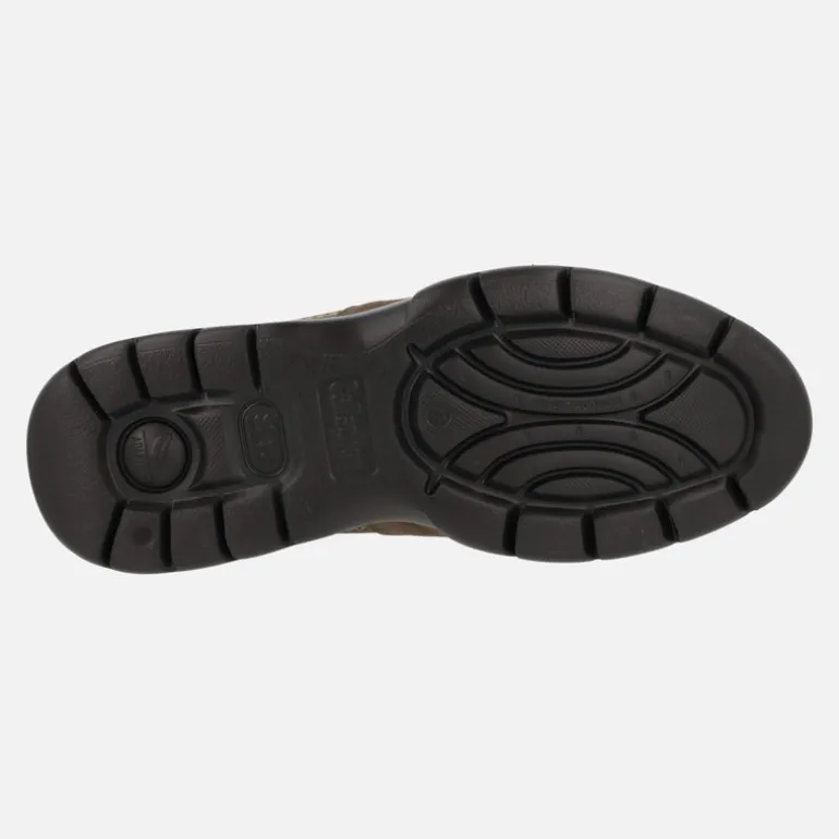 Mocasines en nobuck taupe con membrana WATERADAPT
