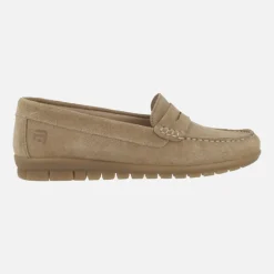 Mocasines en piel serraje con antifaz AUDE