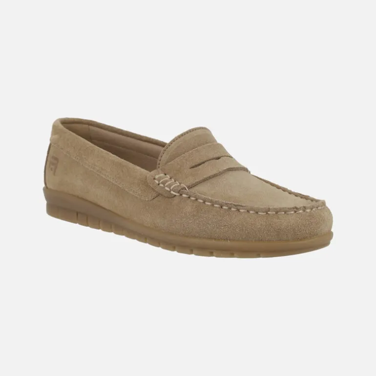 Mocasines en piel serraje con antifaz AUDE