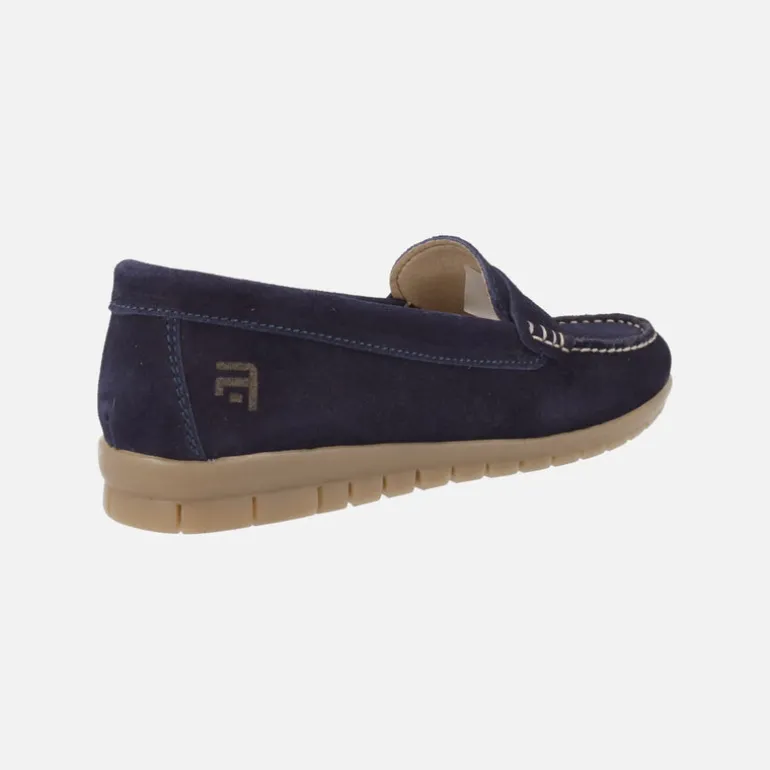 Mocasines en piel serraje con antifaz AUDE