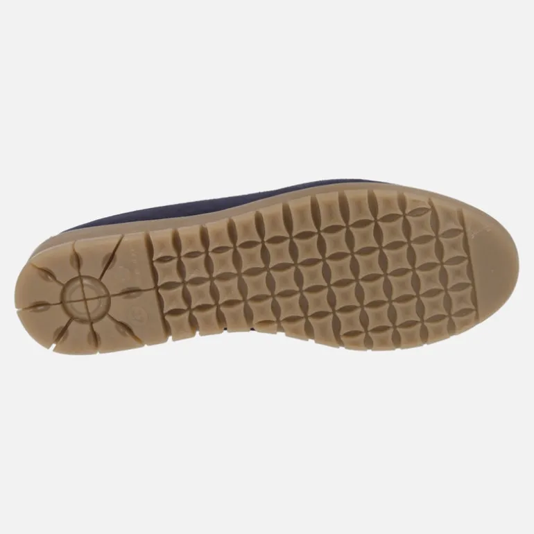Mocasines en piel serraje con antifaz AUDE