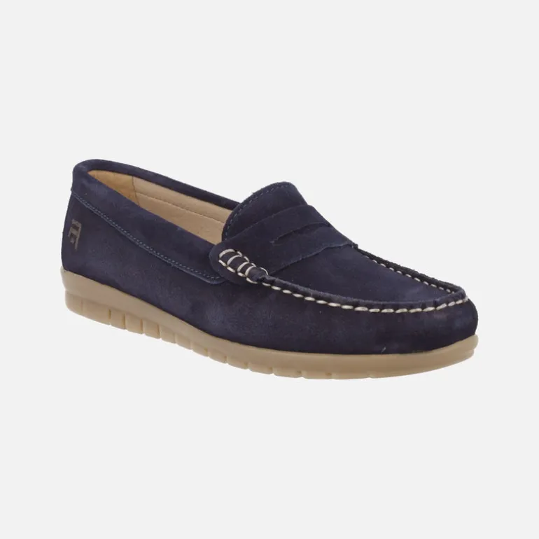 Mocasines en piel serraje con antifaz AUDE