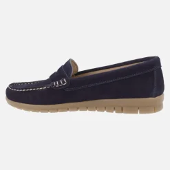 Mocasines en piel serraje con antifaz AUDE