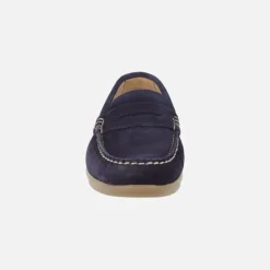 Mocasines en piel serraje con antifaz AUDE