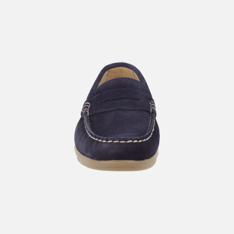 Mocasines en piel serraje con antifaz AUDE