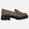 Mocasines en serraje con adorno de antifaz