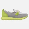 Mocasines Hispanitas sport en combinado de piel y rejilla