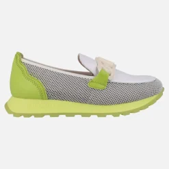 Mocasines Hispanitas sport en combinado de piel y rejilla