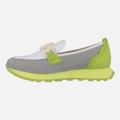 Mocasines Hispanitas sport en combinado de piel y rejilla