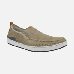Mocasines Lester para hombre en piel nobuck con elásticos