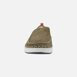 Mocasines Lester para hombre en piel nobuck con elásticos