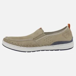 Mocasines Lester para hombre en piel nobuck con elásticos