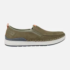 Mocasines Lester para hombre en piel nobuck con elásticos