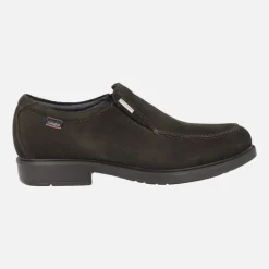 MOCASINES MARRONES DE SERRAJE CON ELÁSTICOS Y MEMBRANA IMPERMEABLE