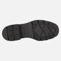 Mocasines negros de piel Umbra con piso track y adorno metálico