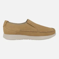 Mocasines para hombre con cosido kiowa y elásticos