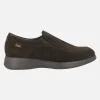 Mocasines para hombre en ante marrón con piso Extra light