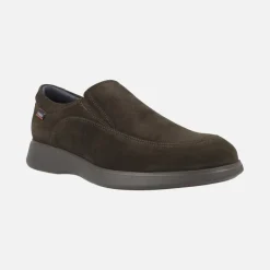 Mocasines para hombre en ante marrón con piso Extra light